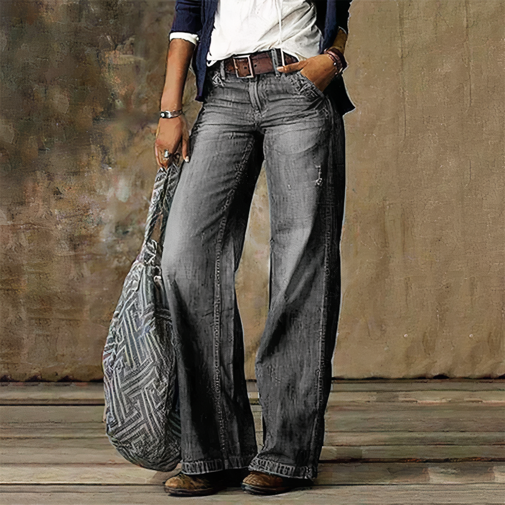 Georgina | Retro High Waist Denim Jeans