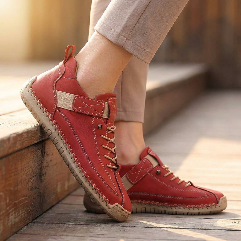 Casual Lace-Up Shoes for Women – Flexible Fit & All-Day Support