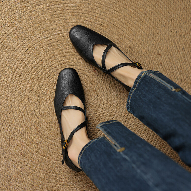 Leather Flats for Women – Elora