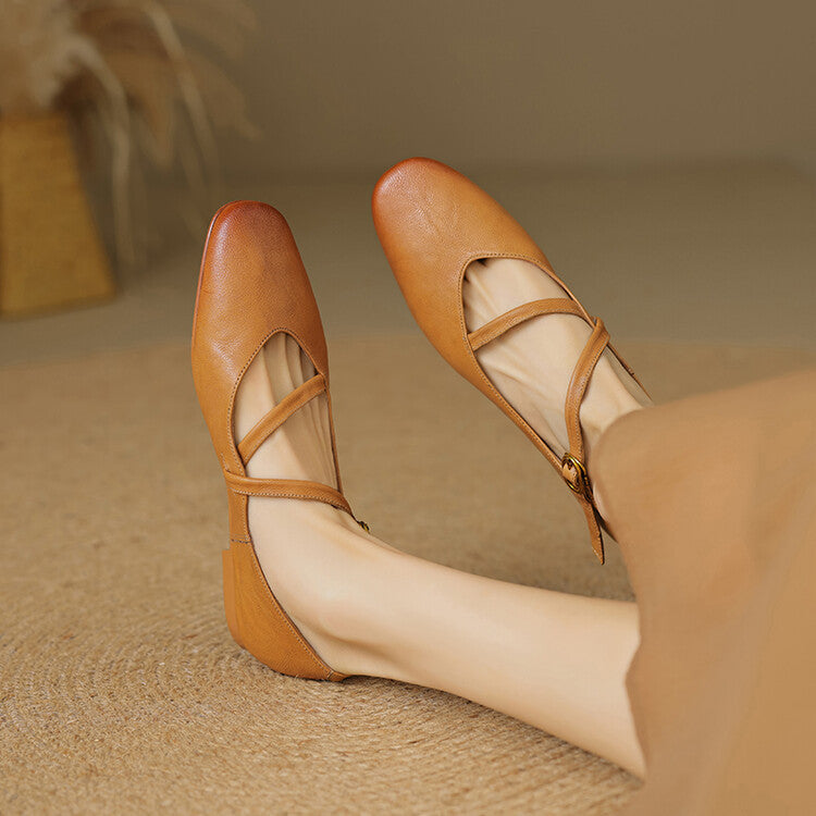Leather Flats for Women – Elora