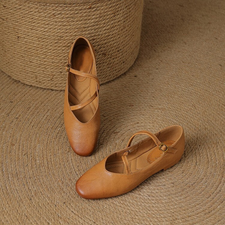 Leather Flats for Women – Elora