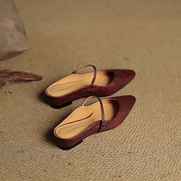 Leather Slip-On Mules for Women – Hannah
