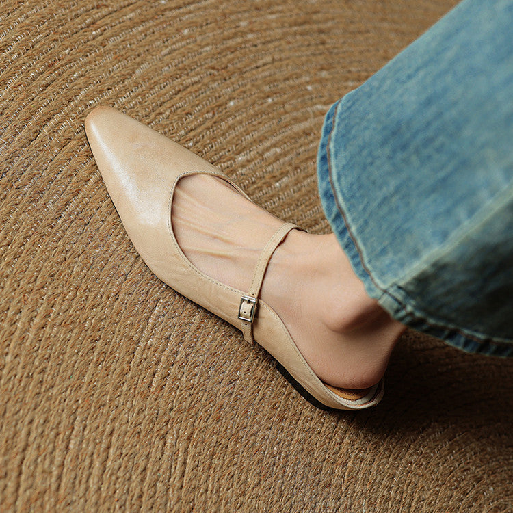 Leather Slip-On Mules for Women – Hannah