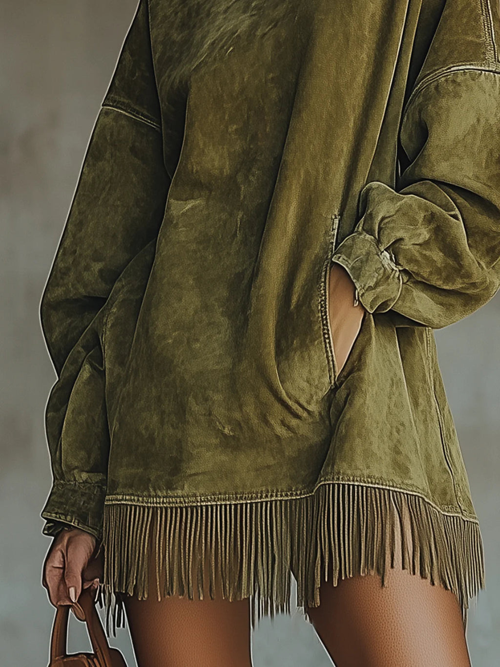 Cozy Fringe Dress: Effortless Elegance for Every Day