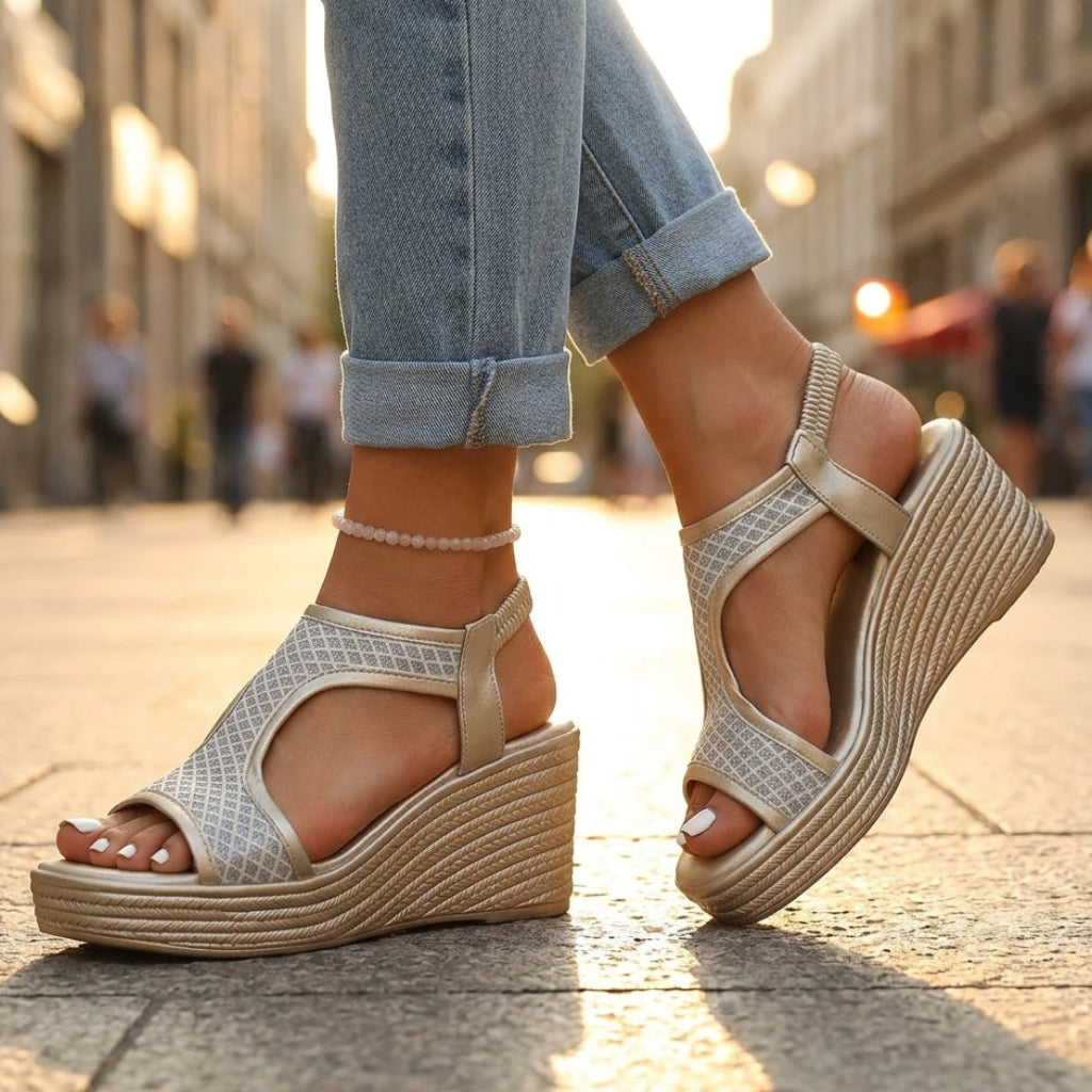 Supportive Wedge Sandals for Women – Paisley