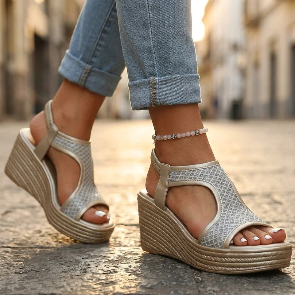 Supportive Wedge Sandals for Women – Paisley
