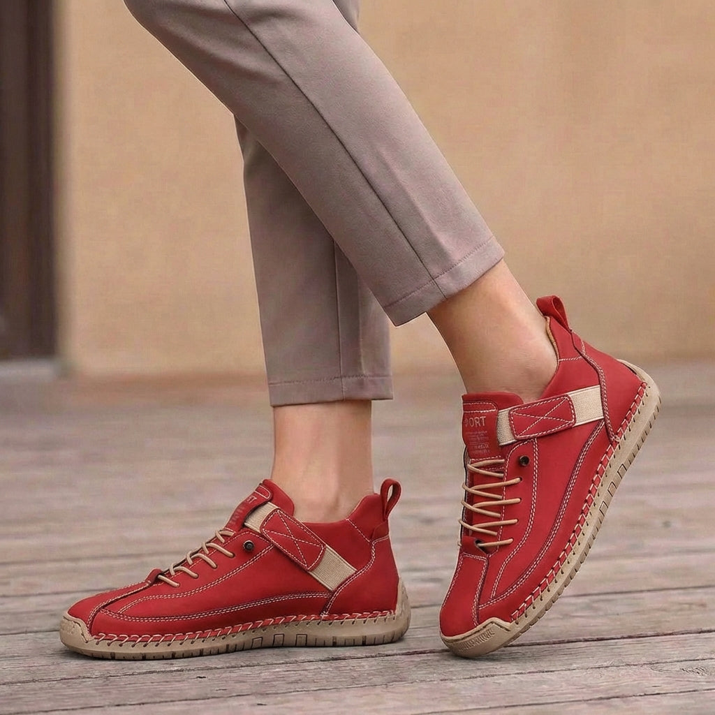 Casual Lace-Up Shoes for Women – Flexible Fit & All-Day Support