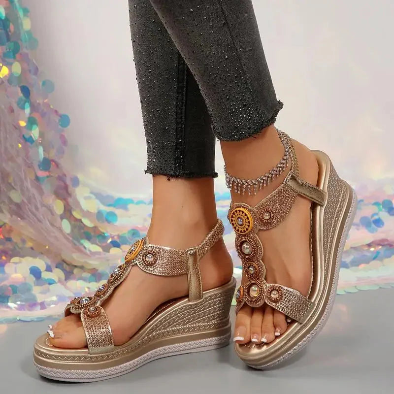 Wedge Sandals for Women – Marbella Gem