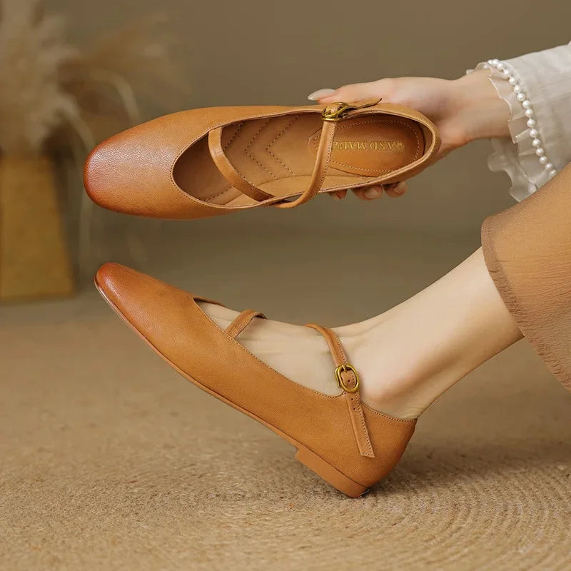 Leather Flats for Women – Elora
