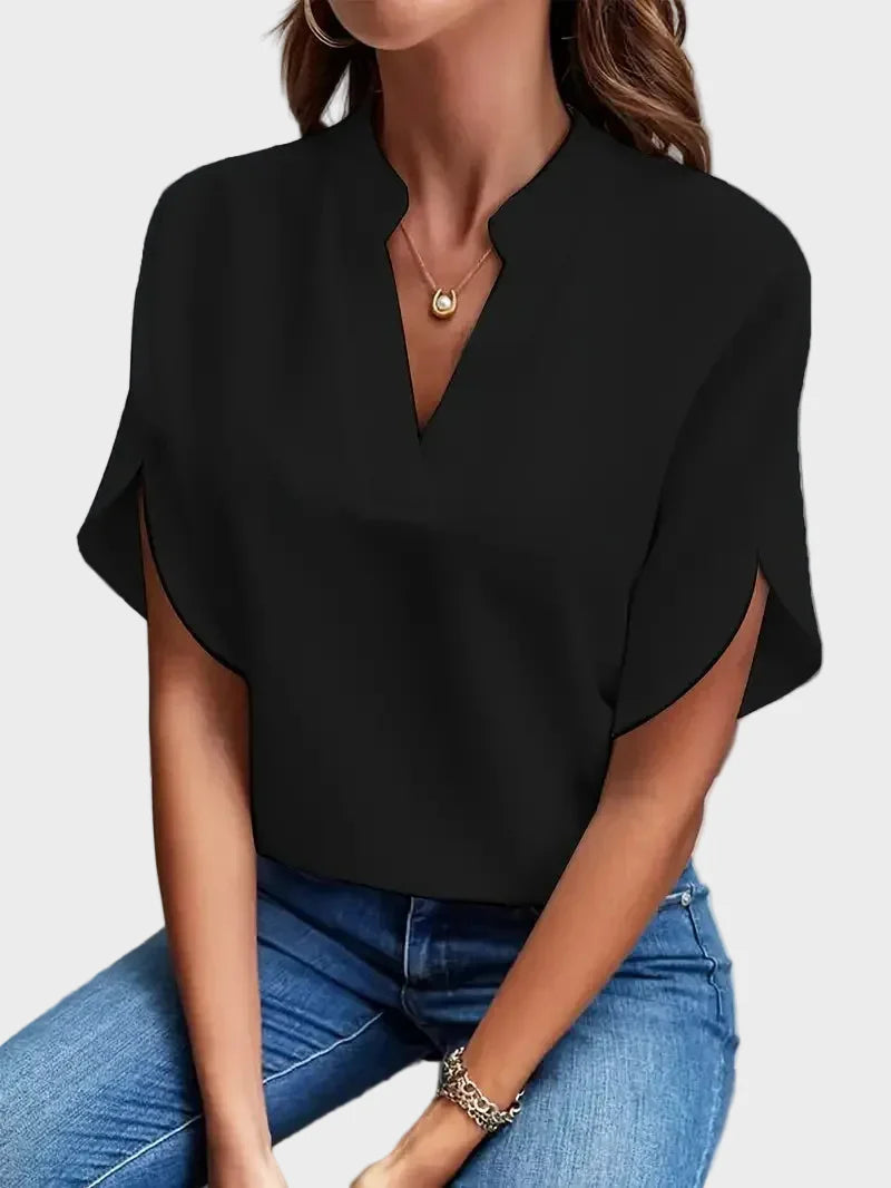 W&N | Stylish V-Neck Flowing Blouse