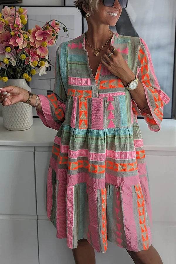 Dominique | Elegant Summer Midi Dress