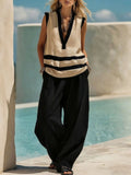 Wide Leg Lounge Set for Women – Claire