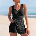 Anna Patterned Tankini Set – Confident, Flattering Swimwear