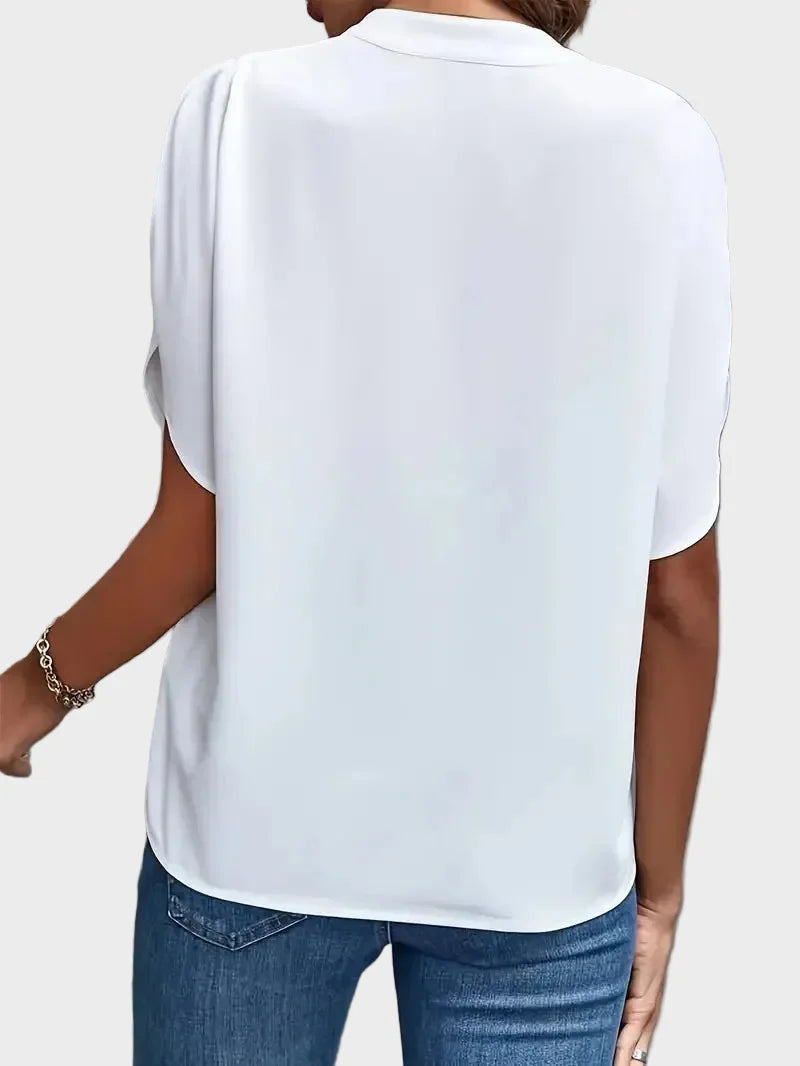 W&N | Stylish V-Neck Flowing Blouse