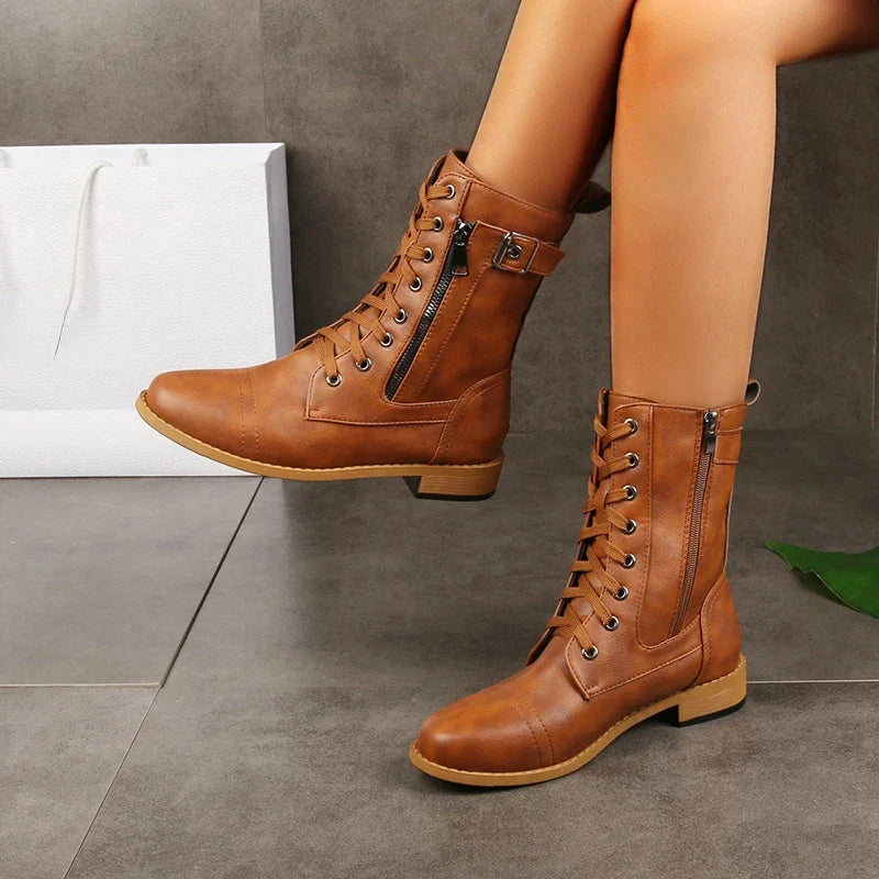 Leather Boots for Women – Brandy