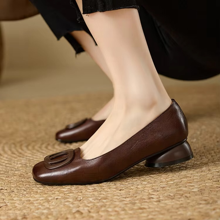 Sophia Elegant Leather Flats for Women