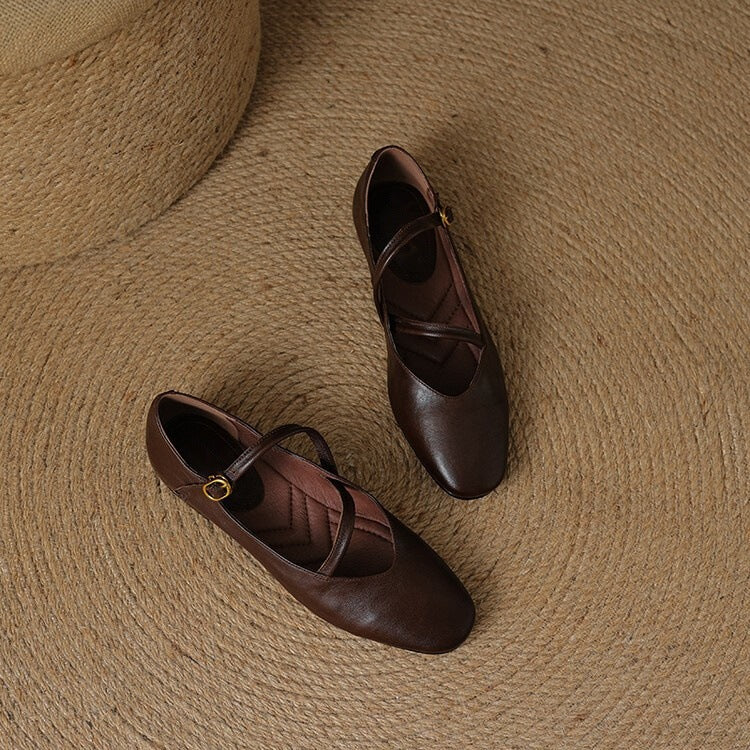 Leather Flats for Women – Elora
