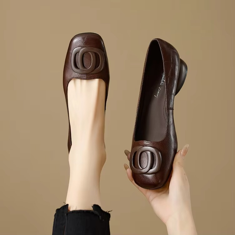 Sophia Elegant Leather Flats for Women