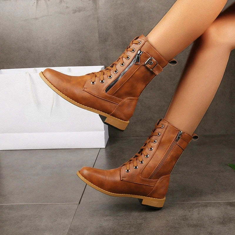 Leather Boots for Women – Brandy