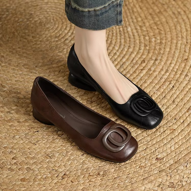 Sophia Elegant Leather Flats for Women