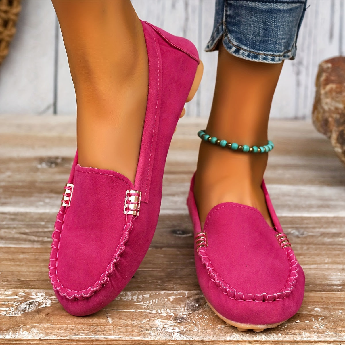 Slip-On Moccasin Loafers for Women – Effortless Comfort & Modern Style