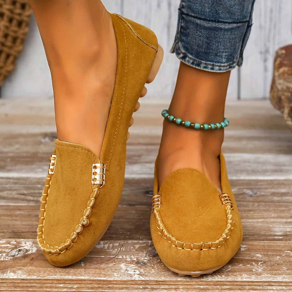Slip-On Moccasin Loafers for Women – Effortless Comfort & Modern Style