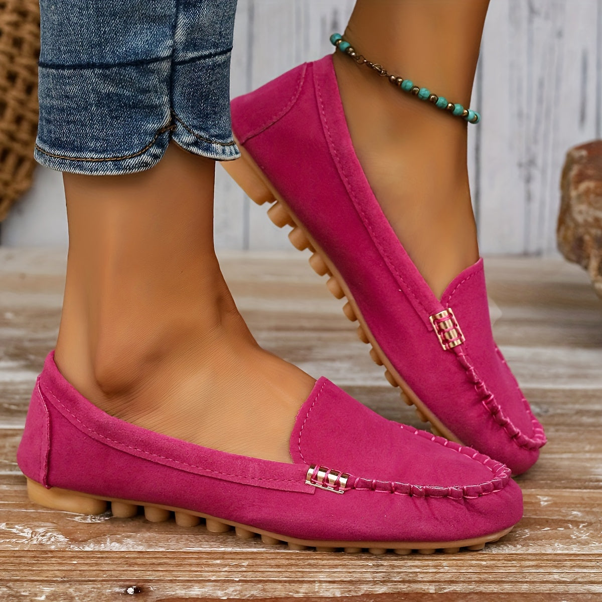 Slip-On Moccasin Loafers for Women – Effortless Comfort & Modern Style