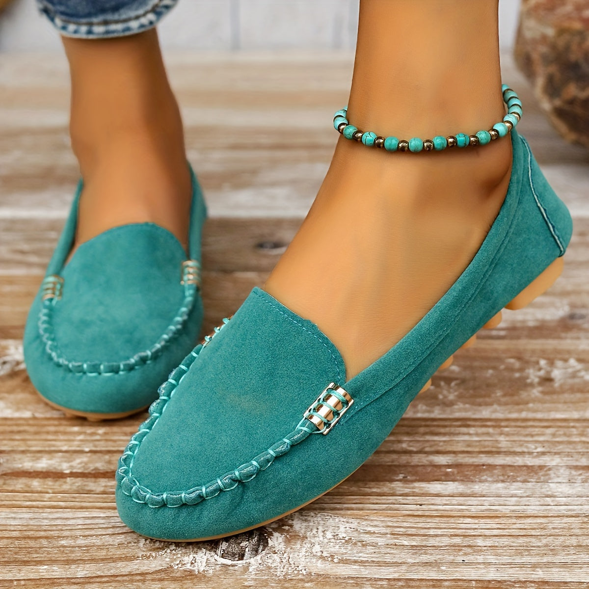 Slip-On Moccasin Loafers for Women – Effortless Comfort & Modern Style