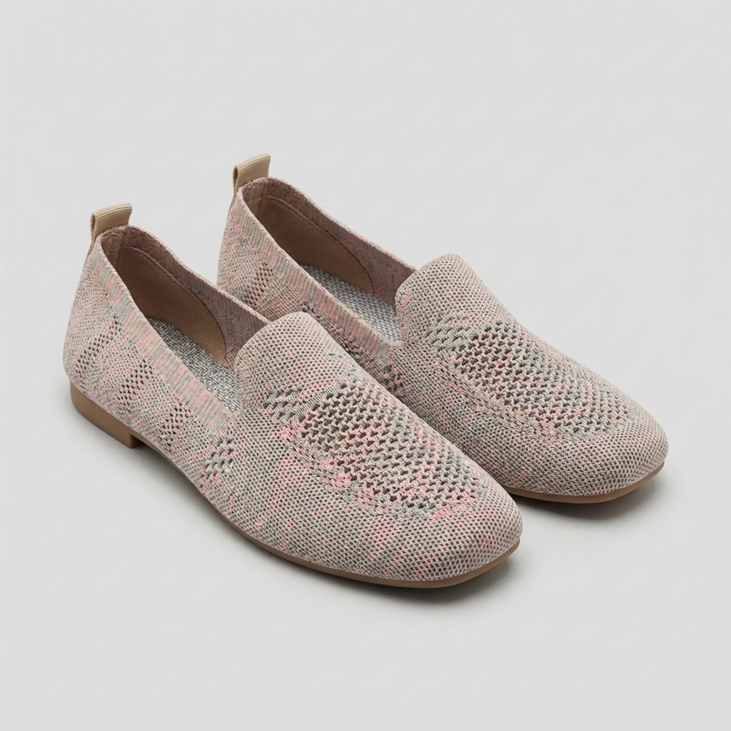Breathable Knit Loafers – Lightweight Casual Comfort Walking Flats