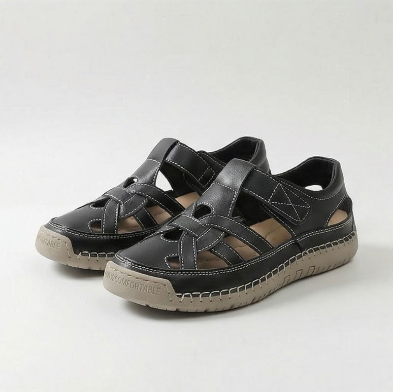 Lightweight Open Toe Summer Sandals with Cushioned Arch Support