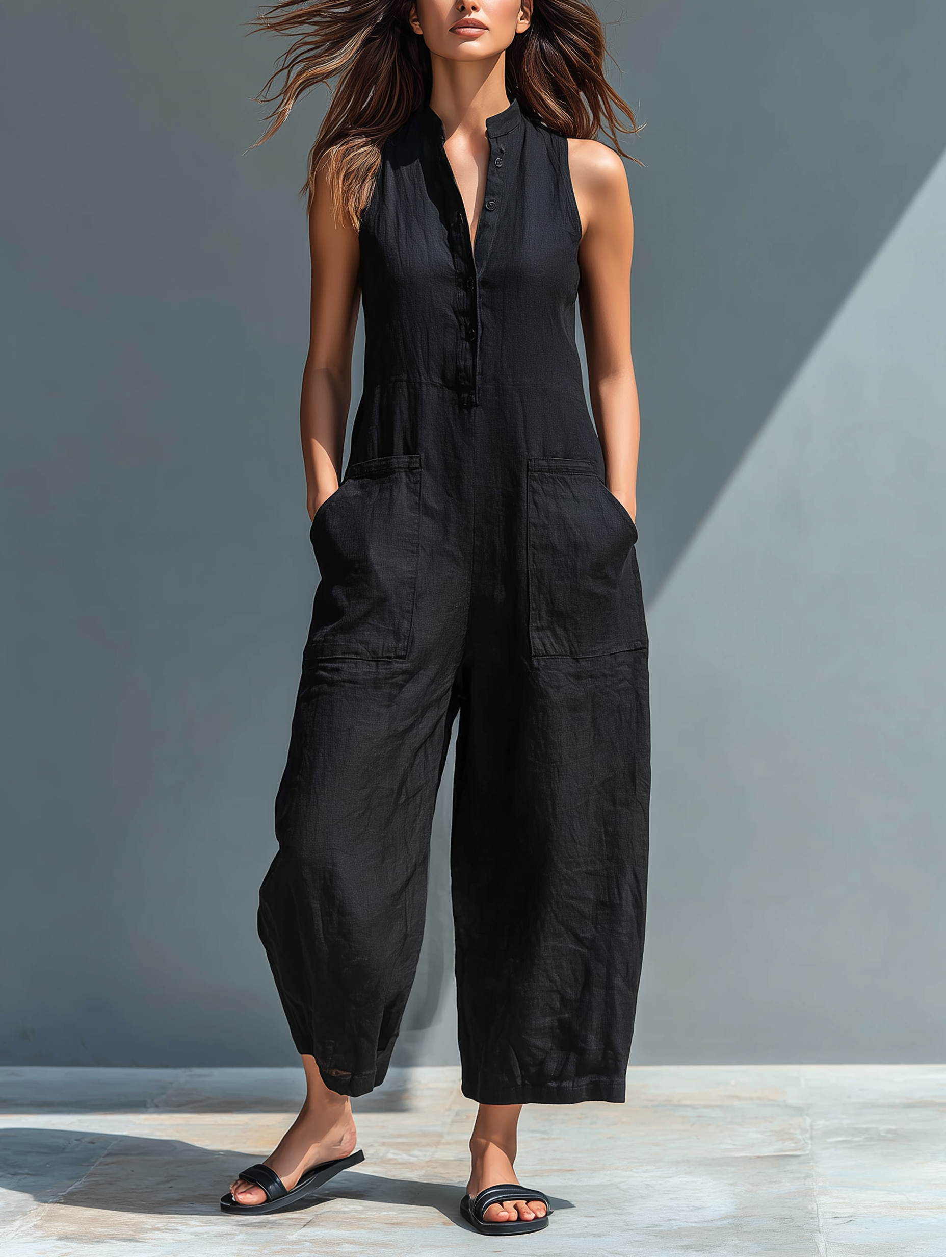 Lucinda Elegant Sleeveless Jumpsuit for Women