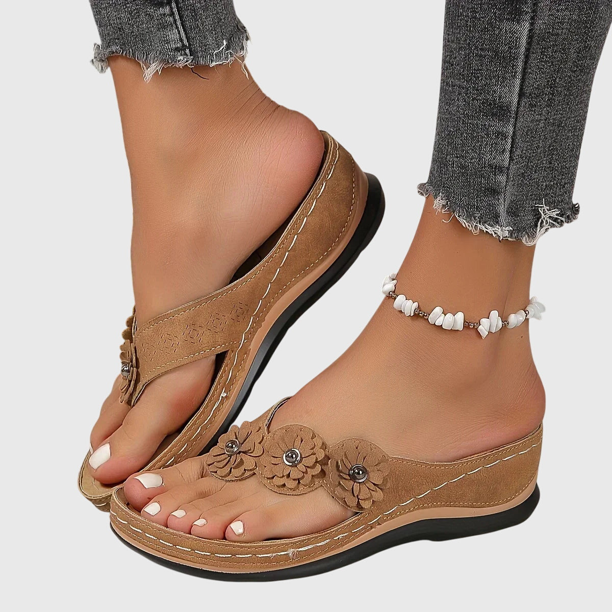 Supportive Flip Flops with Arch Support for Everyday Comfort