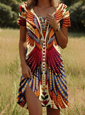 Julia – Vibrant Boho Chic Dress