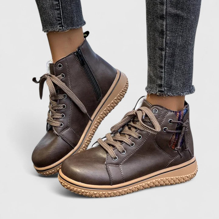 Lace-Up Ankle Boots for Women – Beatrice