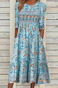Petal Muse Dress: Effortless Spring Elegance