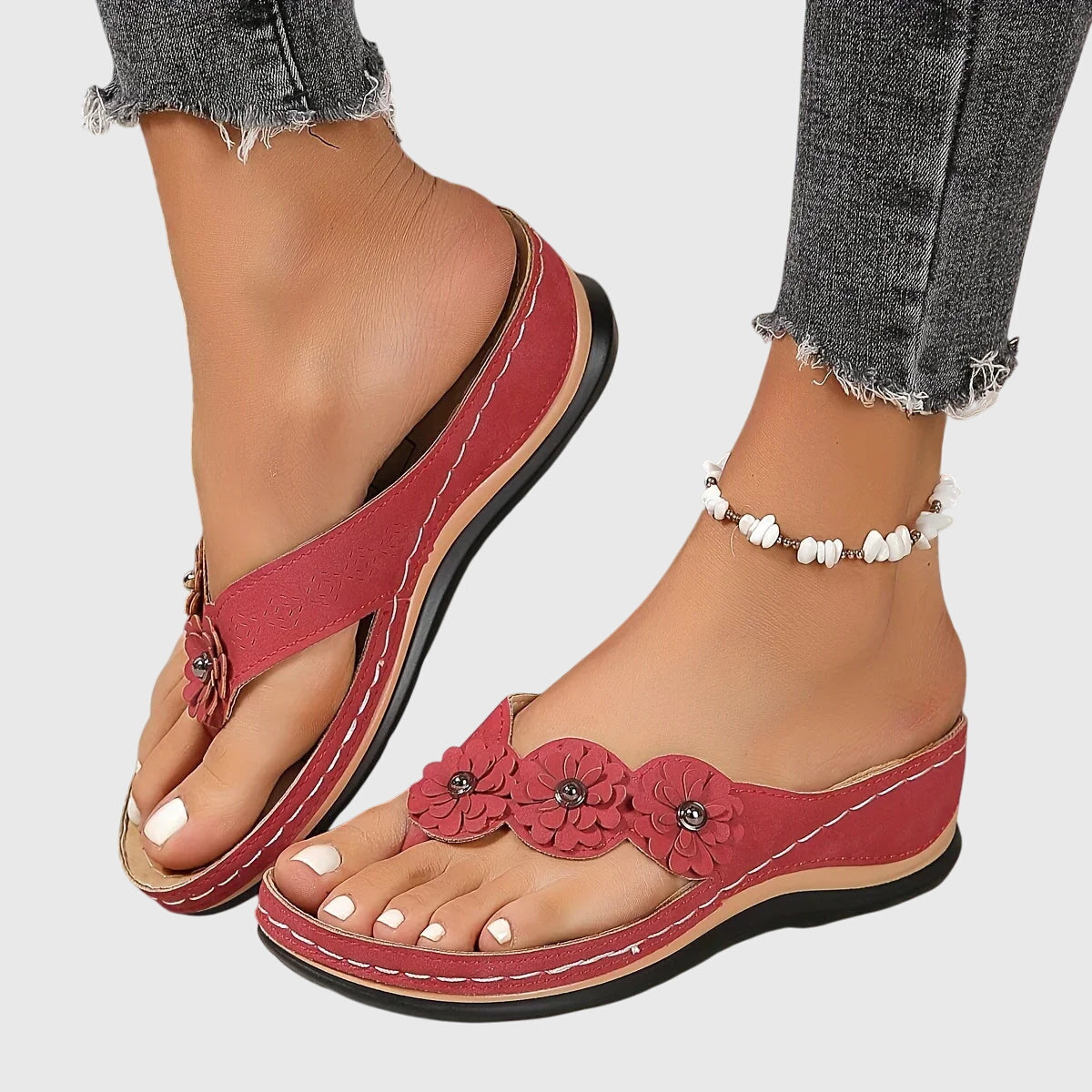 Supportive Flip Flops with Arch Support for Everyday Comfort