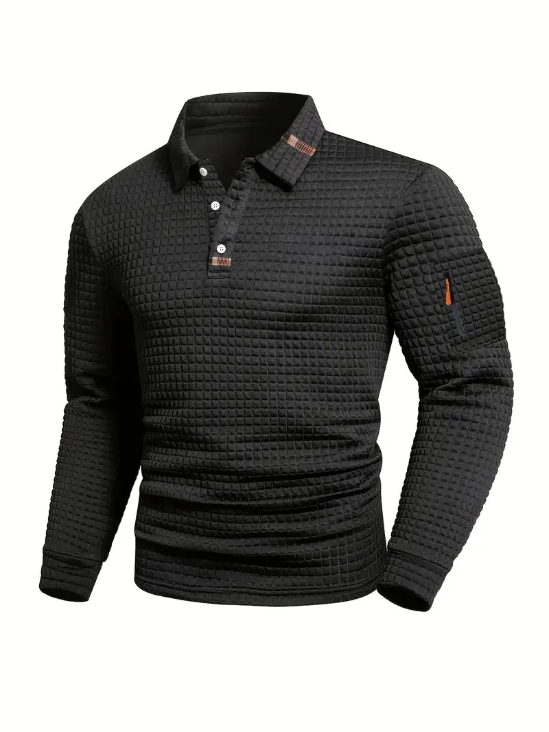 Adriel Polo Shirt with Zip Sleeve Pocket