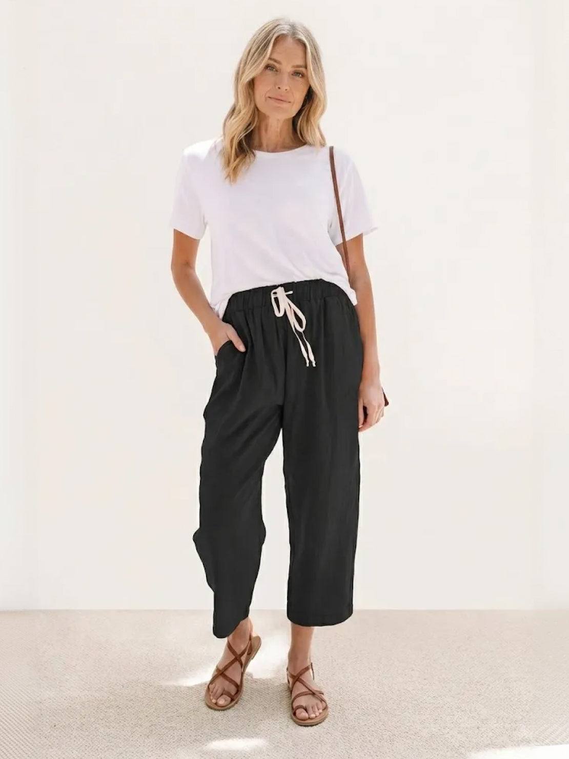 Casual Drawstring Pants for Women – Felicity