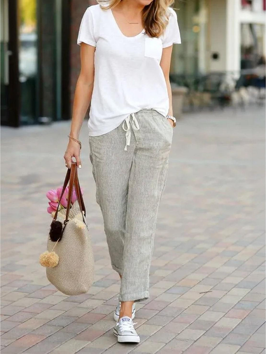Casual Drawstring Pants for Women – Felicity