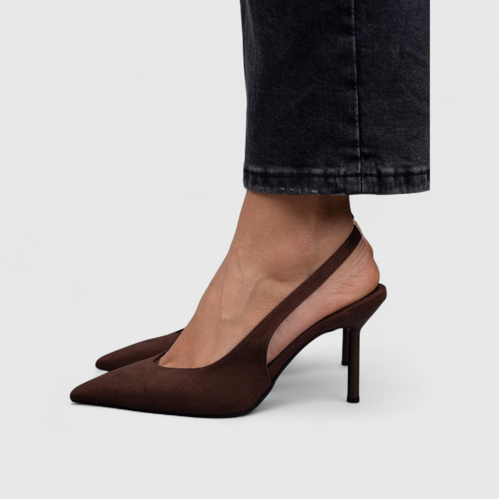 Leopard Print Heels with Orthopedic Support