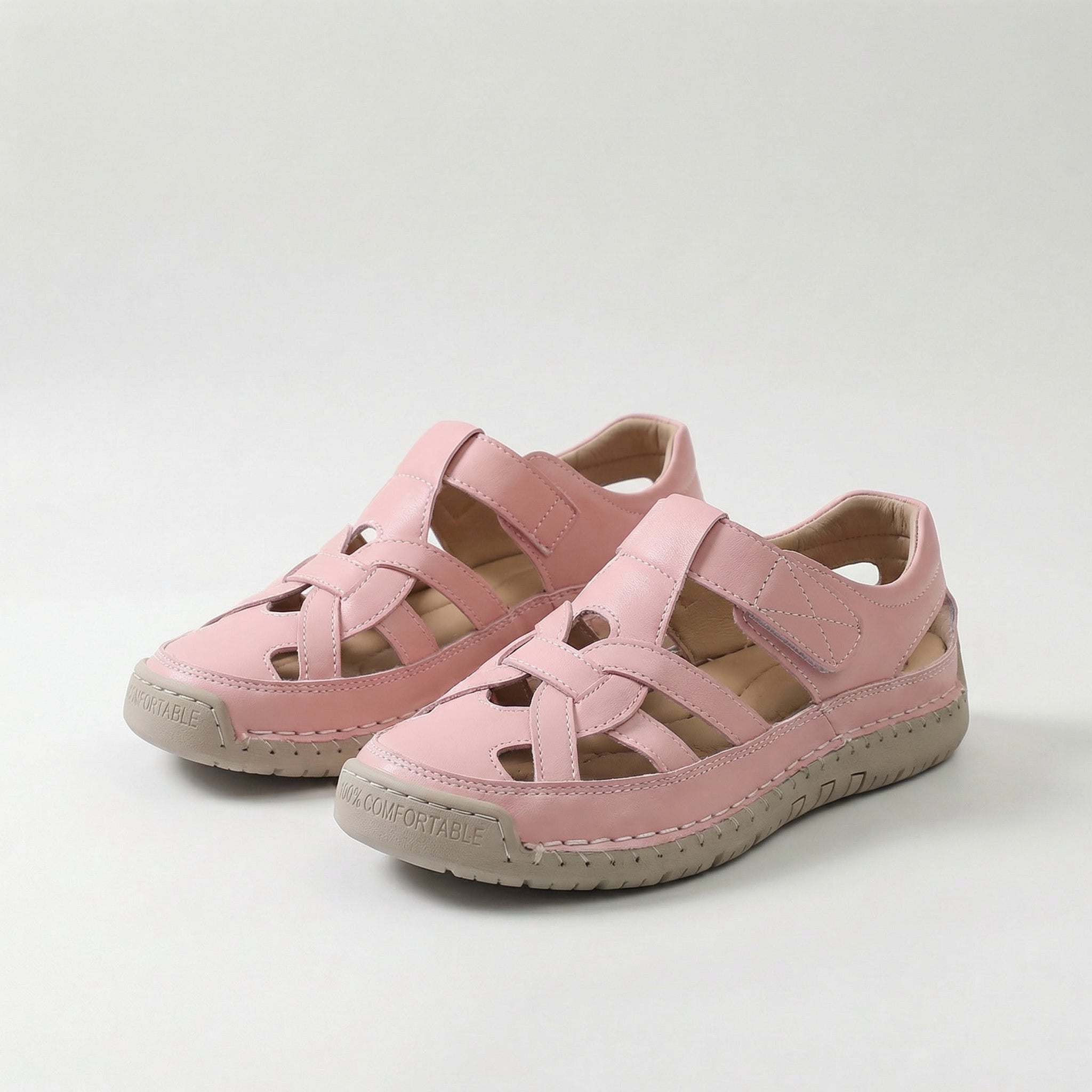 Lightweight Open Toe Summer Sandals with Cushioned Arch Support