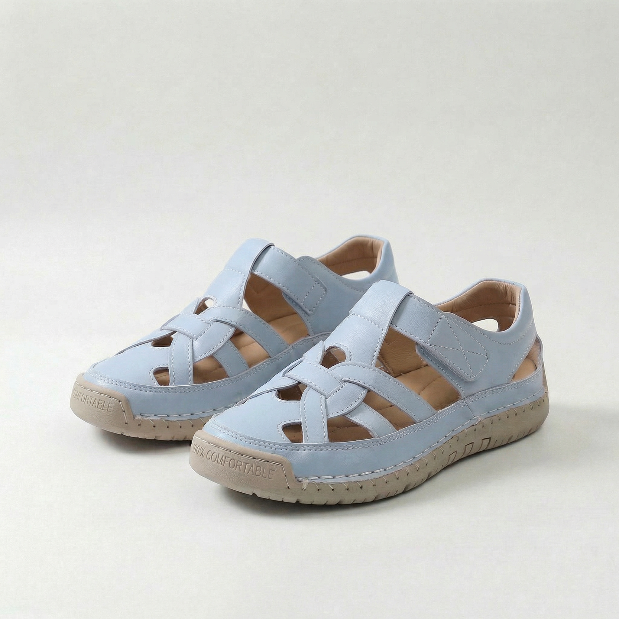 Lightweight Open Toe Summer Sandals with Cushioned Arch Support
