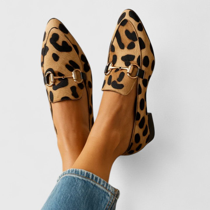 Everyday Elegance Animal Print Loafers