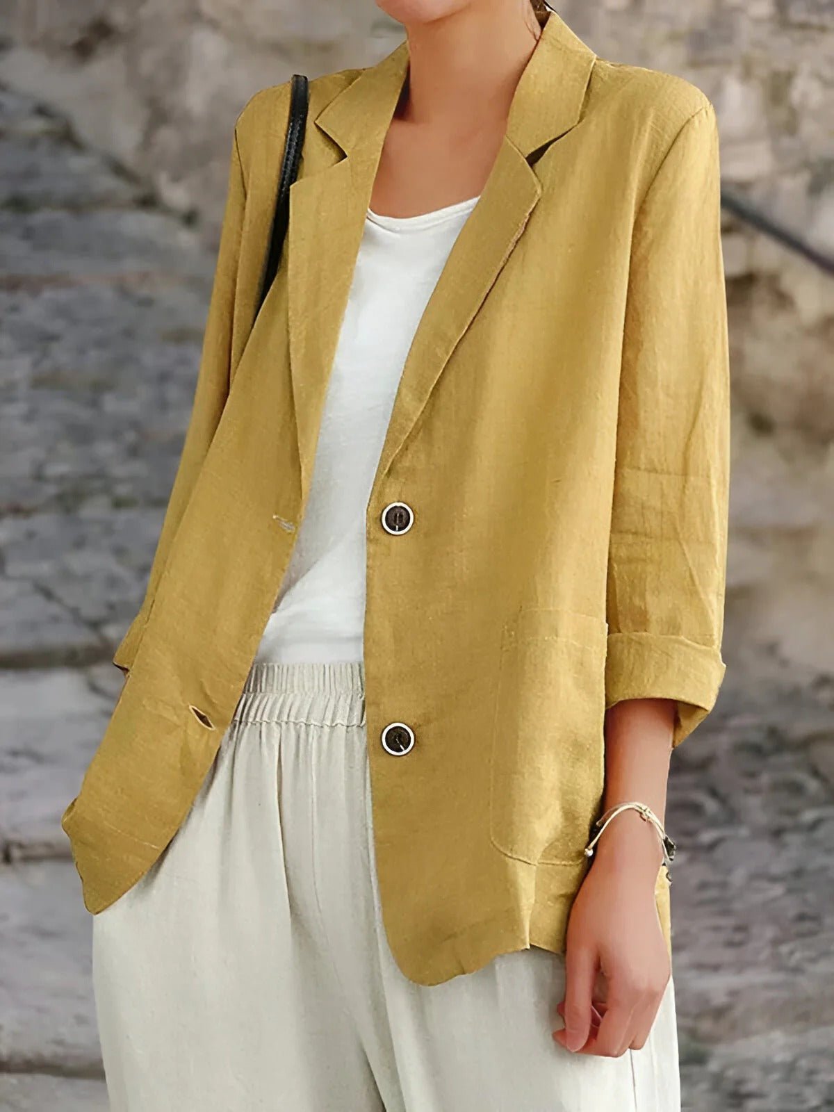 Double-Breasted Tailored Blazer for Women – Juniper