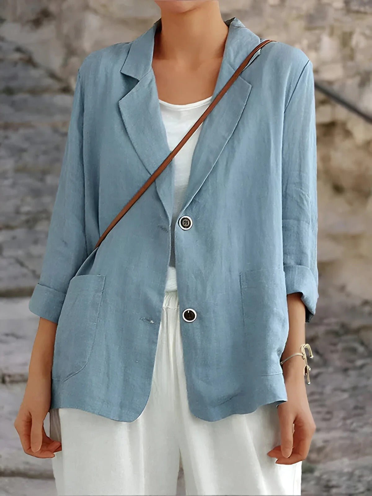 Double-Breasted Tailored Blazer for Women – Juniper