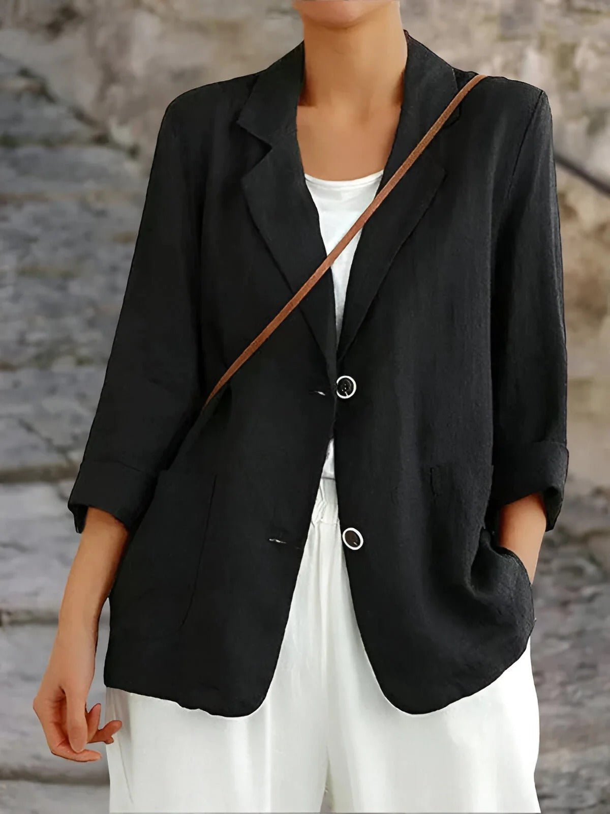 Double-Breasted Tailored Blazer for Women – Juniper