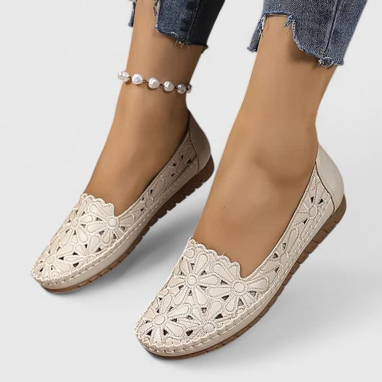 Perforated Slip-On Flats for Women – Lydia
