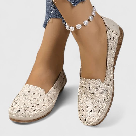 Perforated Slip-On Flats for Women – Lydia
