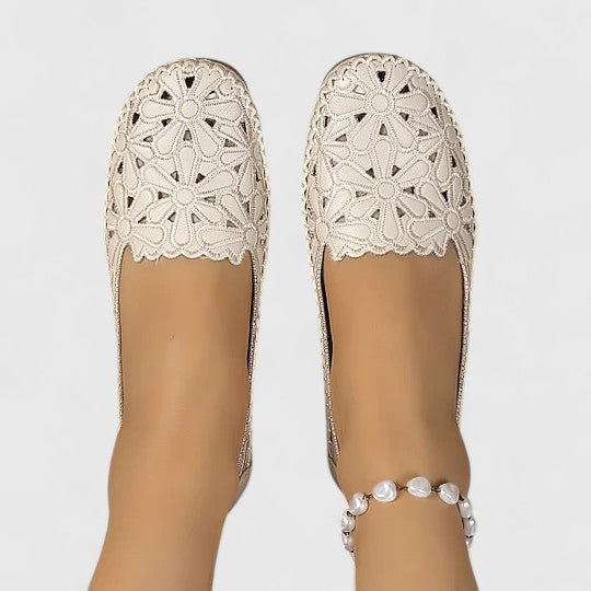 Perforated Slip-On Flats for Women – Lydia