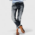Wide Leg Distressed Jeans for Women – Marcella